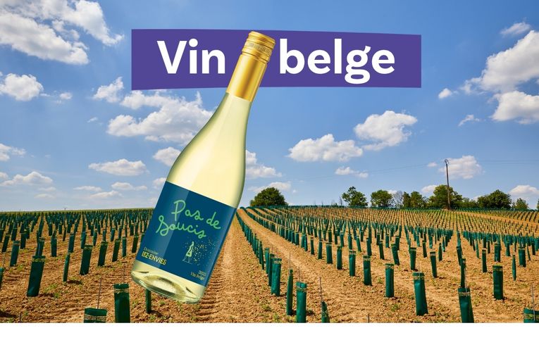 Nouveau : vin blanc belge. Produit localement, au prix juste et polyvalent. Découvrez ici